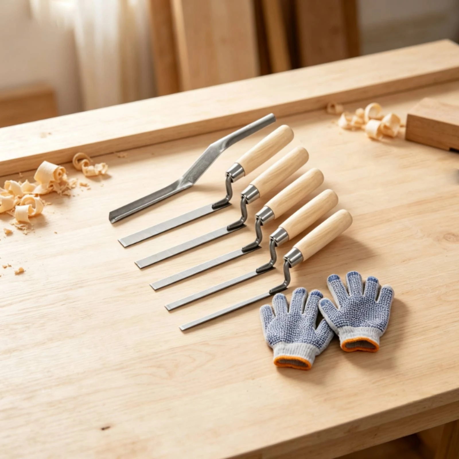 6 Pieces Tuck Pointing Trowel Lightweight Tuck Point Trowel Brick and Mortar Joint Tool Angled Pointing Tool Precision