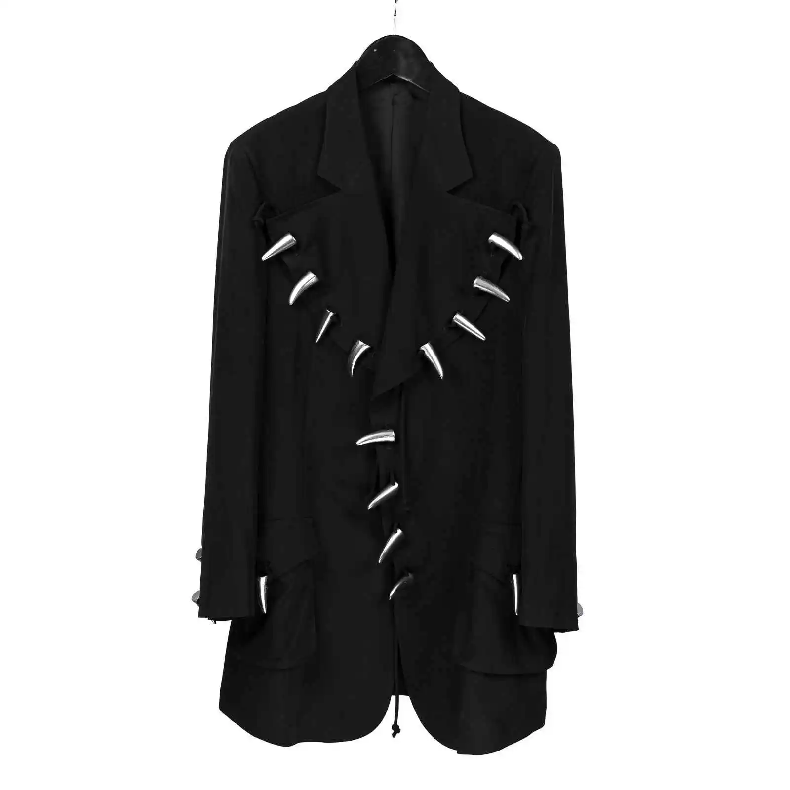 TOP-YAMAMOTO Japanese Original Design Dark and Niche Blazer for Men, Loose and Casual, Cool and Stylish
