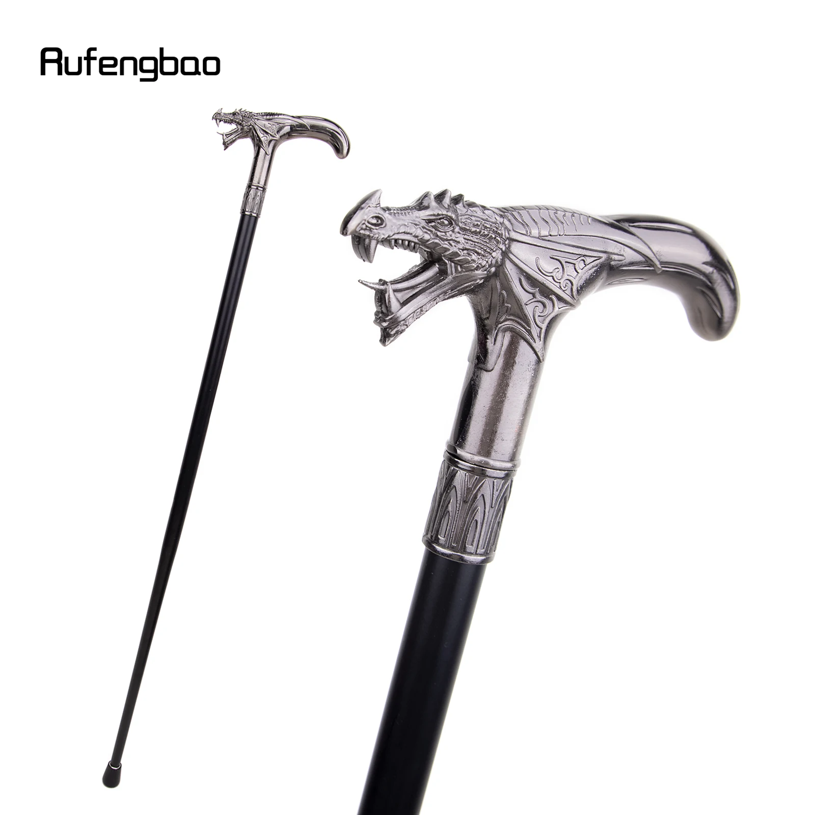 

Dinosaur Lizard Single Joint Fashion Walking Stick Decorative Vampire Cospaly Party Walking Cane Halloween Crosier 93cm
