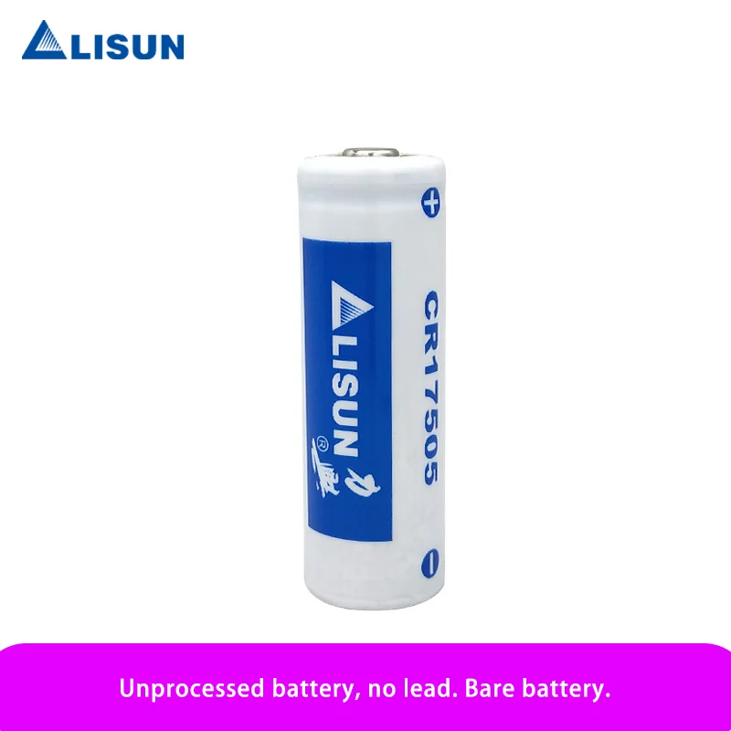 LISUN CR17505 3V Disposable Lithium Battery Intelligent Water Meter Instrument PLC Industrial Control Equipment Non-rechargeable