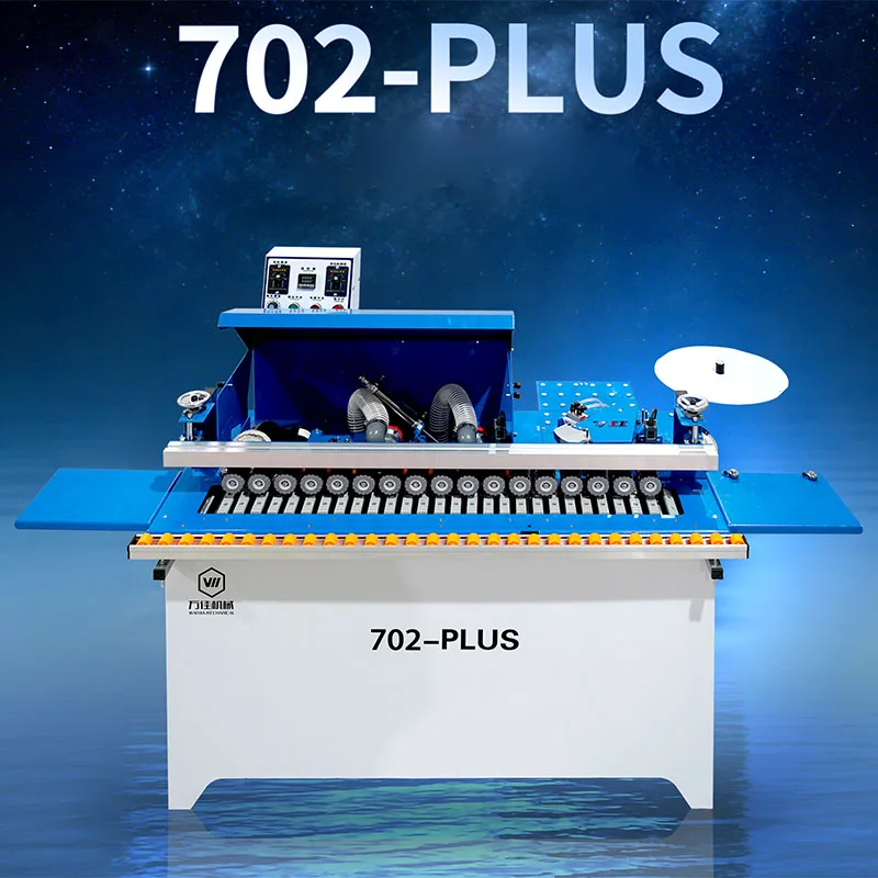 702PLUS Automatic Edge Banding Machine Head/End Cutting Sealing and Repair System with Multi-functional Woodworking Worktable