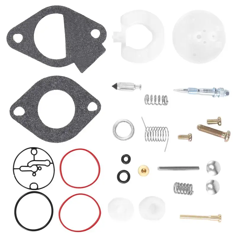 

A65P-Lawn Mower Carburetor Repair Kit Carb Rebuild Set For Briggs-Stratton 11HP-19HP 796184 Master Overhaul For Nikki Carbs