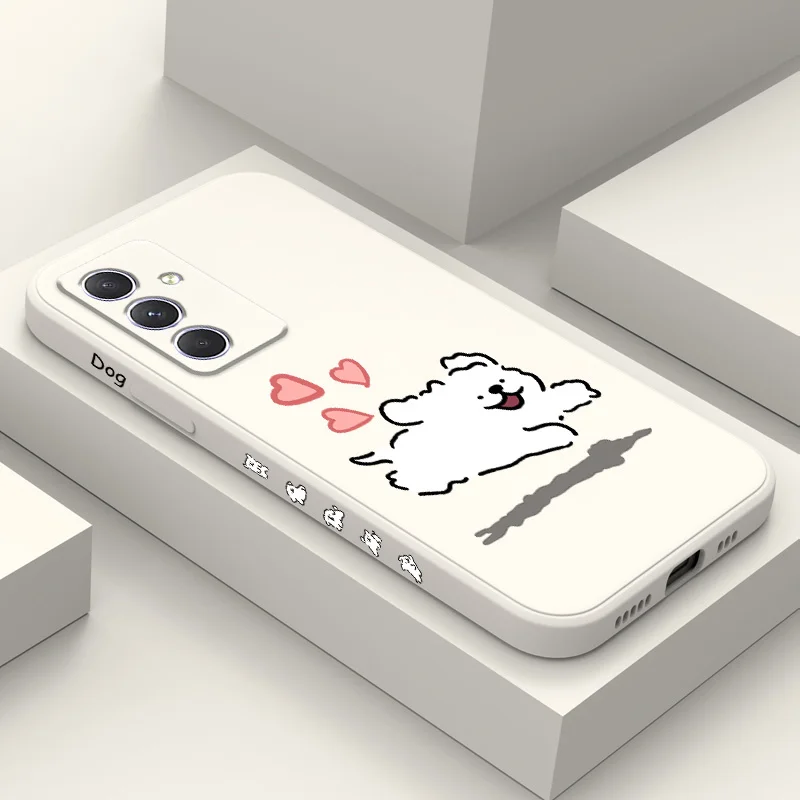 

Flapping Dog Phone Case For Samsung Galaxy A17 A56 A55 A35 A25 A15 A05 A05S A54 A34 A24 A14 A04 A04S A04E 4G 5G Cover