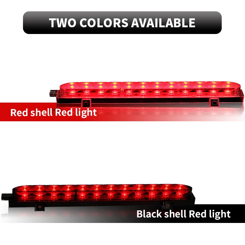 

1PC LED 3rd Additional Brake Light Third High Mount Rear Stop Lamp Taillight for BMW MINI Cooper F55 F56 2013-21 Red Smoke Lens