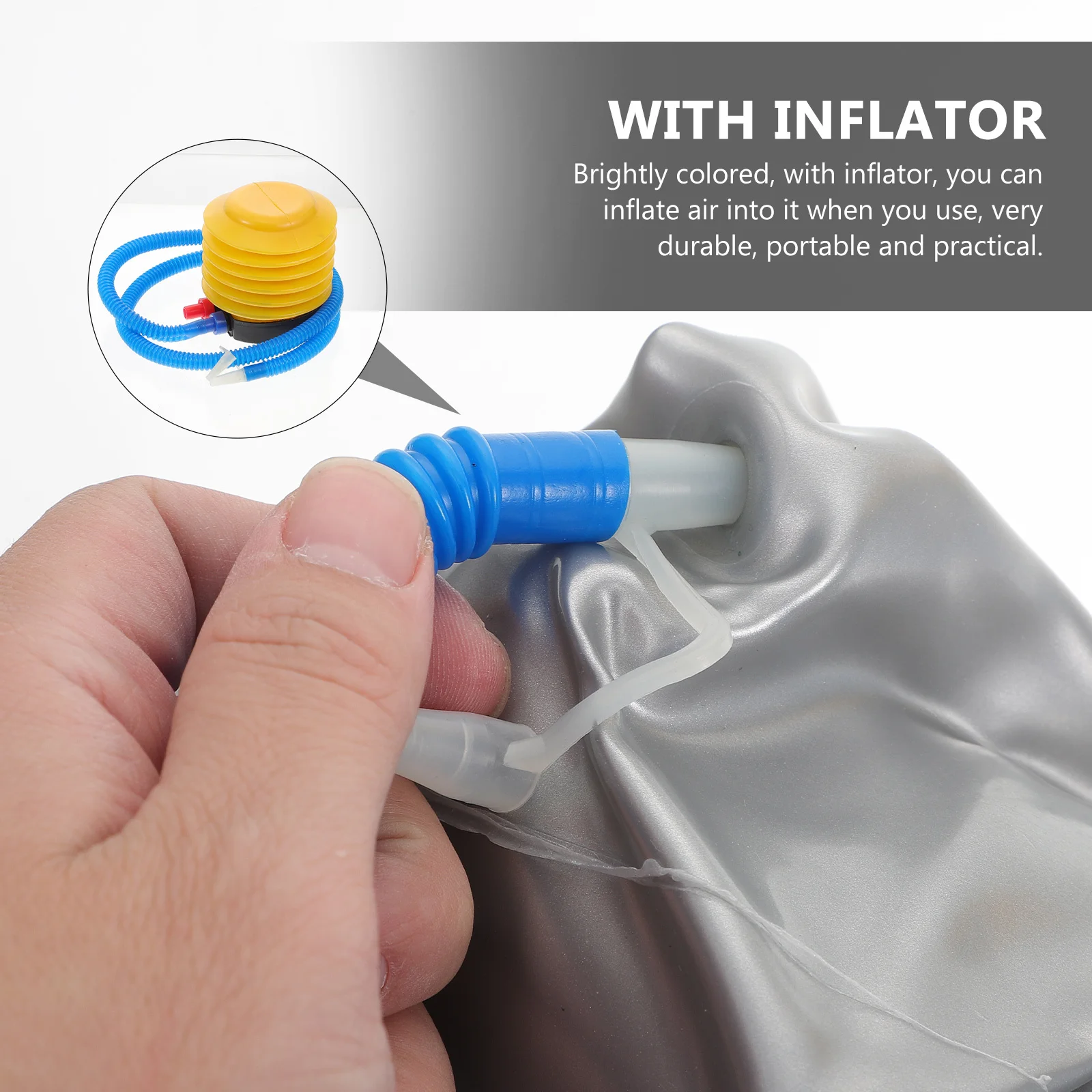 

1Set Anti-Burst PVC Yoga Peanut Ball Thickened Fitness Exercise Balancing Stability Trainer Inflatable Yoga Device