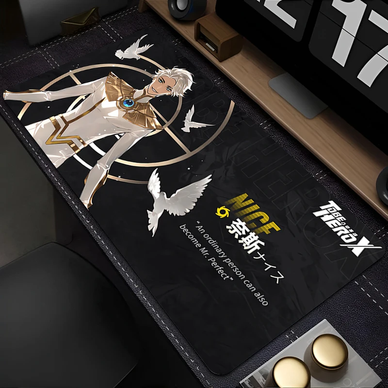 Mouse Pad Computer Hot Anime Design Mousepad Laptop Cool To Be Hero X Extended Desk Mouse Mat PC Gaming Accessories Keyboard Pad