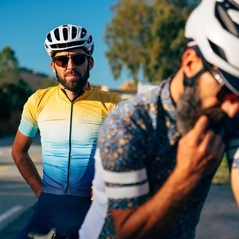 Cafe Du Cycliste Men Short Sleeve Jersey Team Summer Cycling Shirts Breathable Outdoor Sports Cycles Quick Dry Ciclismo Maillot