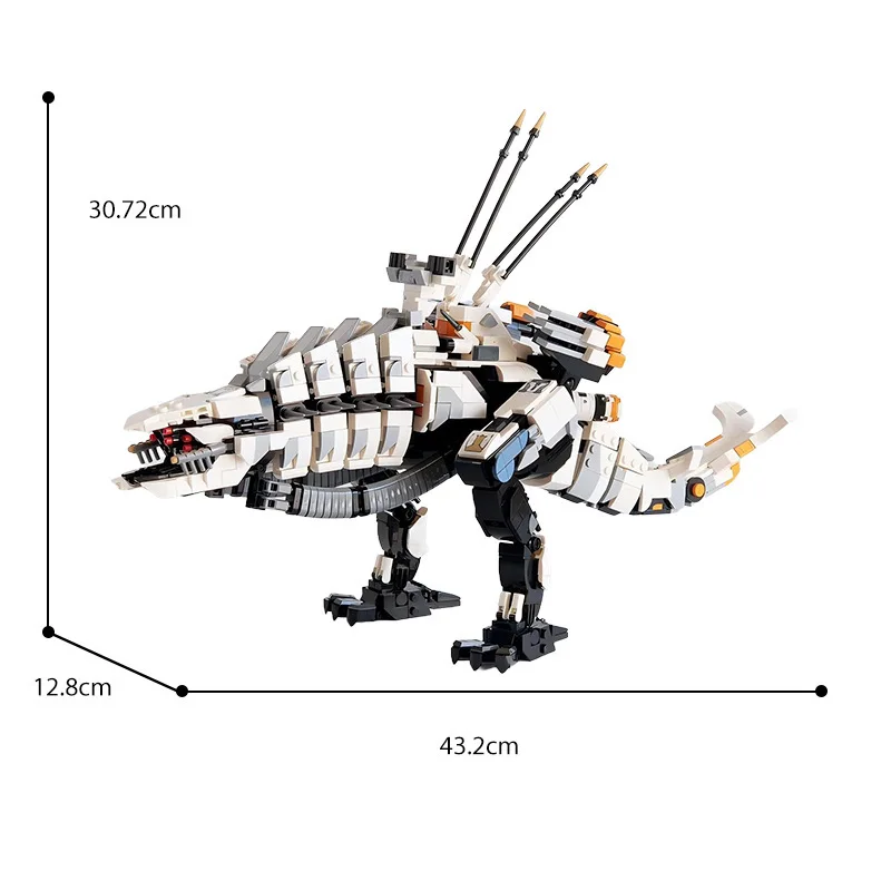 MOC Classic Game Horizoned Monster Building Blocks Assembly Model Suitable for Collection Family and Friends Holiday Gifts