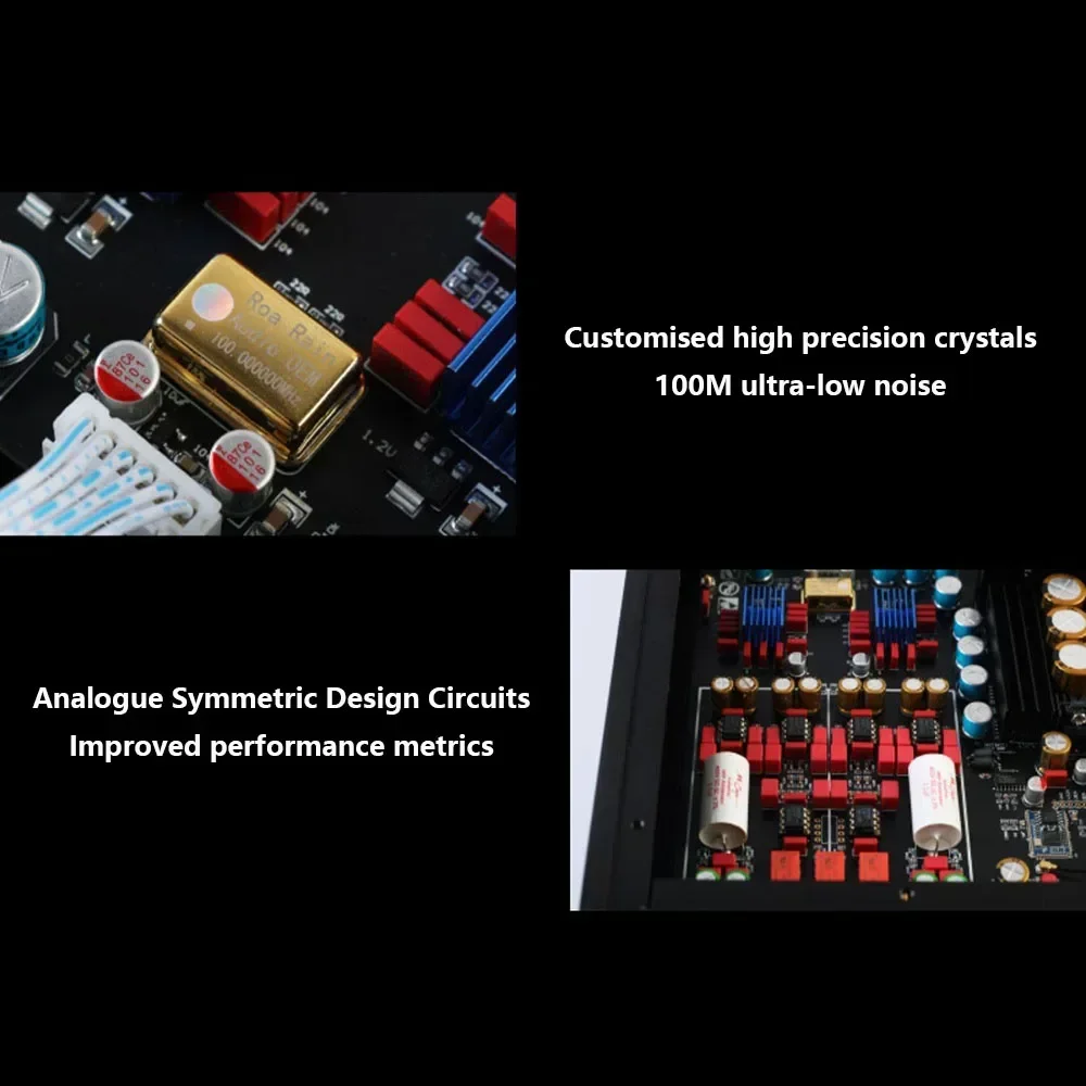 ES9038PRO audo Decoder Fully Balanced QCC5125 Bluetooth 5.0 DAC Support DSD512 PCM384KHz Lossless Decoding AMANERO USB