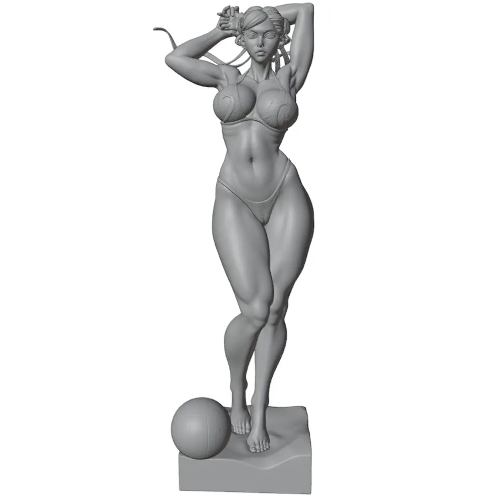 

Несобранная и неокрашенная модель из смолы в масштабе 1/24, миниатюрная 3D-печатная серая фигурка, коллекционная кукла для самостоятельной сборки.