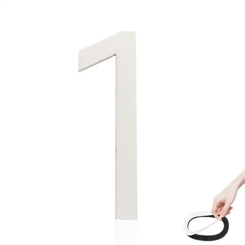 Self Adhesive 3D Number Stickers House Room Door Number Plate Sign Home Apartment Cabinet Table Mailbox Door Numbers Tools