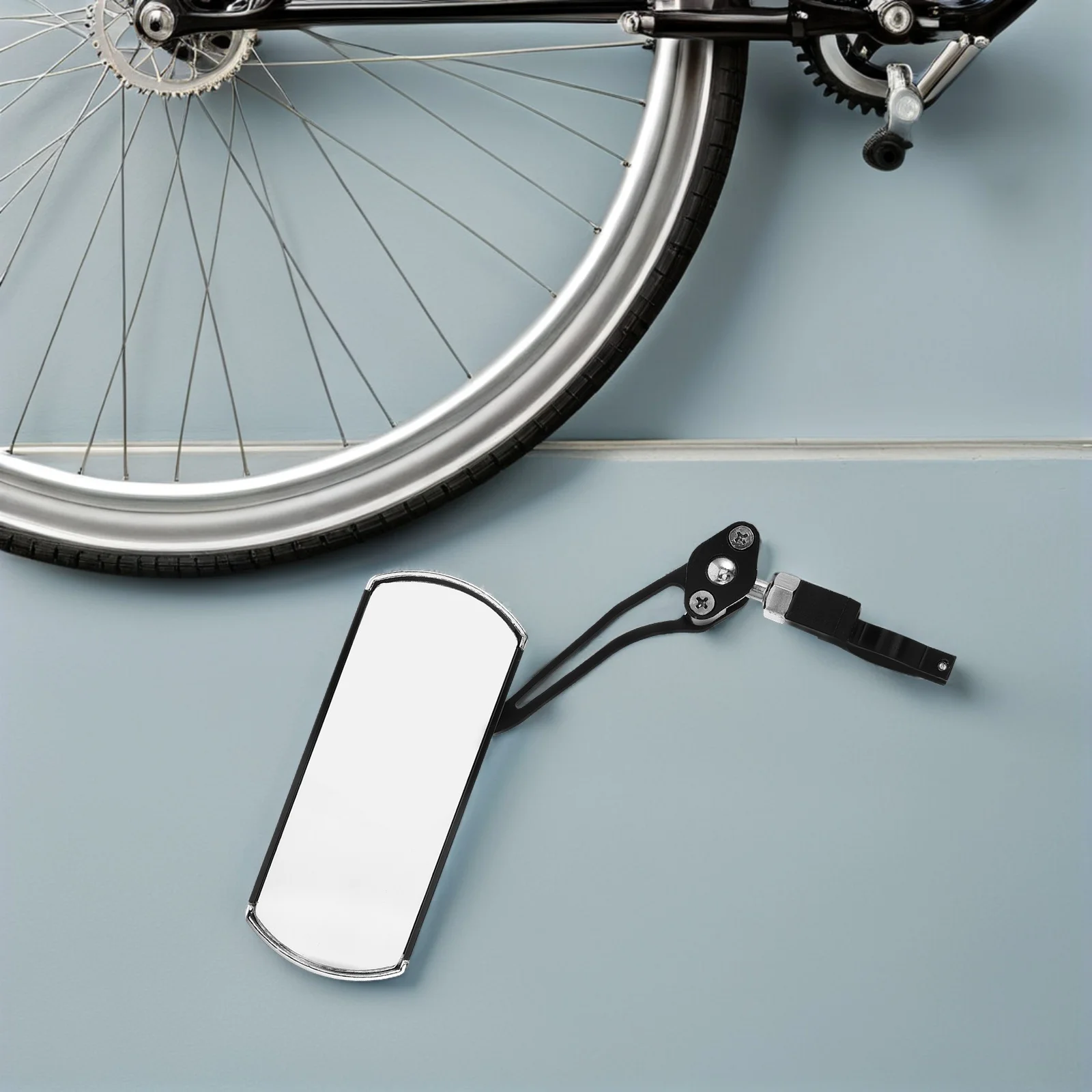 

1 пара зеркал на руль велосипеда, широкоугольное вращающееся на 360 градусов зеркало заднего вида для велосипеда, легкие прочные зеркала с ручкой велосипеда