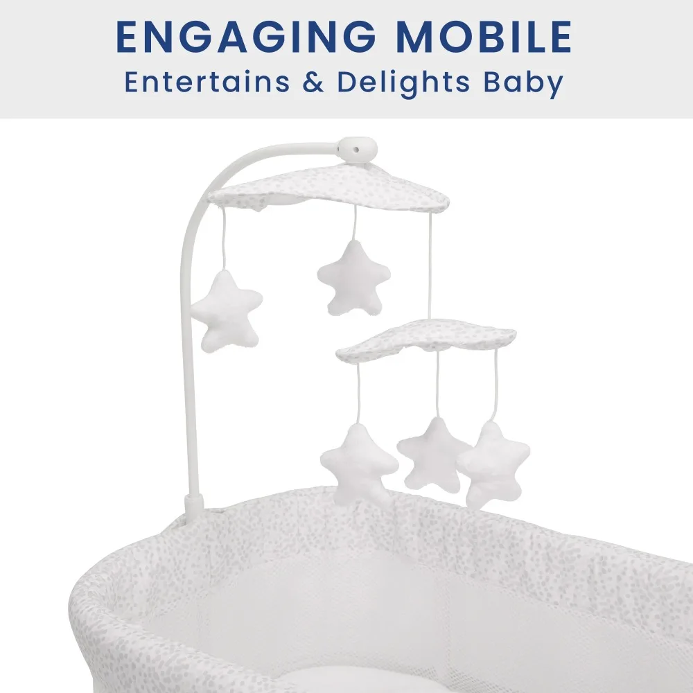 Berço infantil SmartSleep Auto Glide com Bluetooth, liga