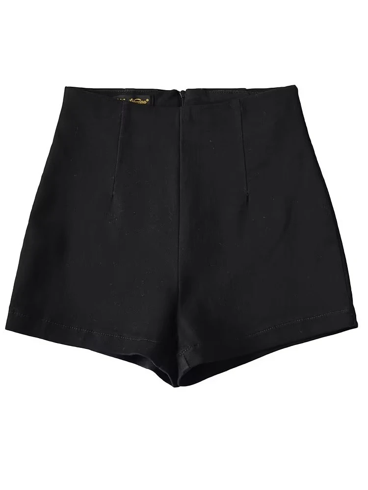 Summer High-Waist Slim-Fit Short Shorts Thin Elastic Bodycon Hot Pants American Internet Celebrity Denim Shorts Women's Fashion