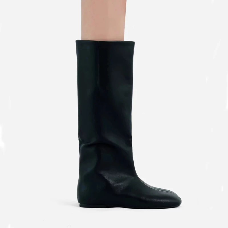 Flats Knee High Women Boots Casual Shoes Sport Sneaker Winter Long Boots 2025 Designer Walking Shoes Chelsea Boots Mujer Botas image 4
