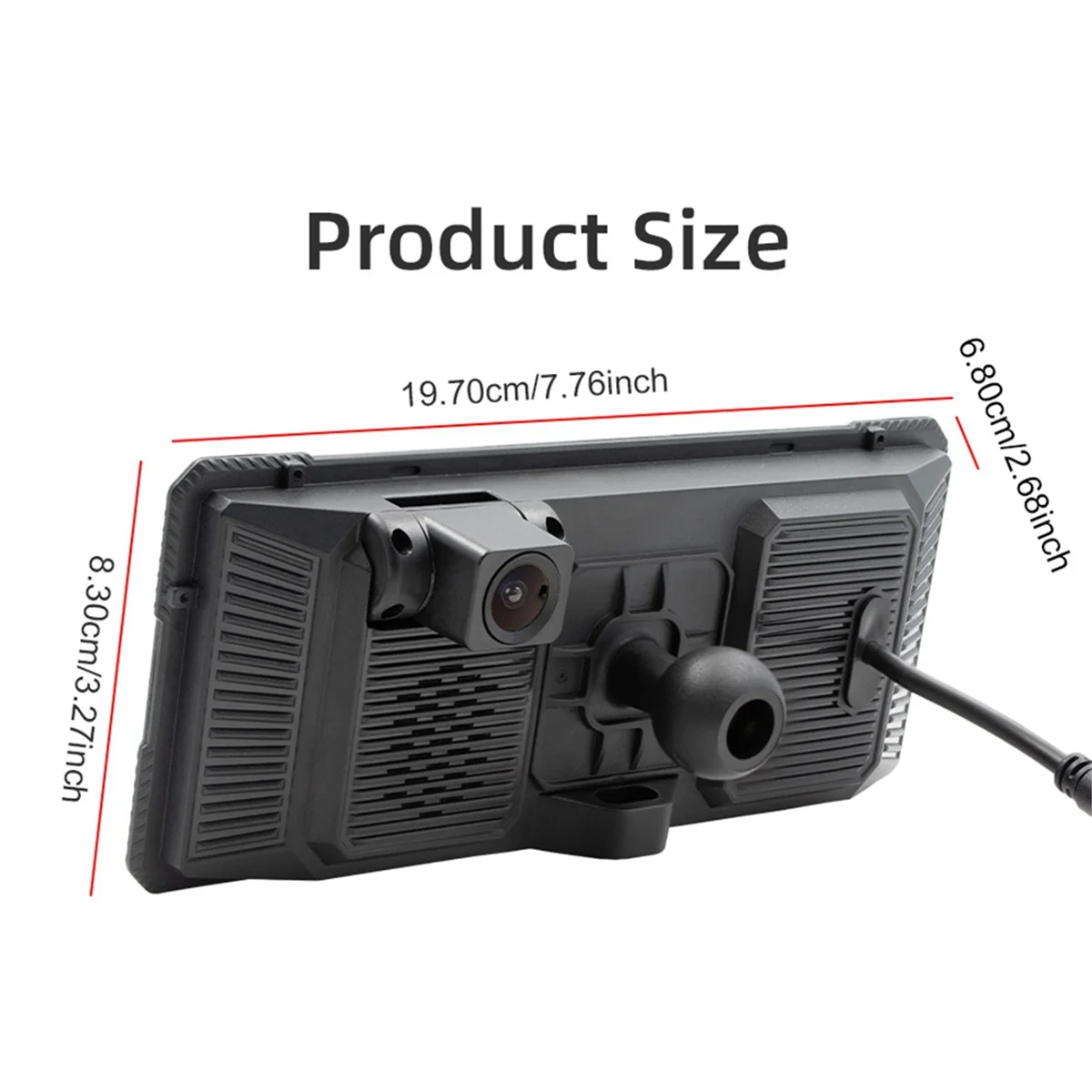 

DCGD-pMotorcycle GPS Navigation IP65 Waterproof Wireless Carplay 6.86 Inch Portable Screen MP5 Player Driving