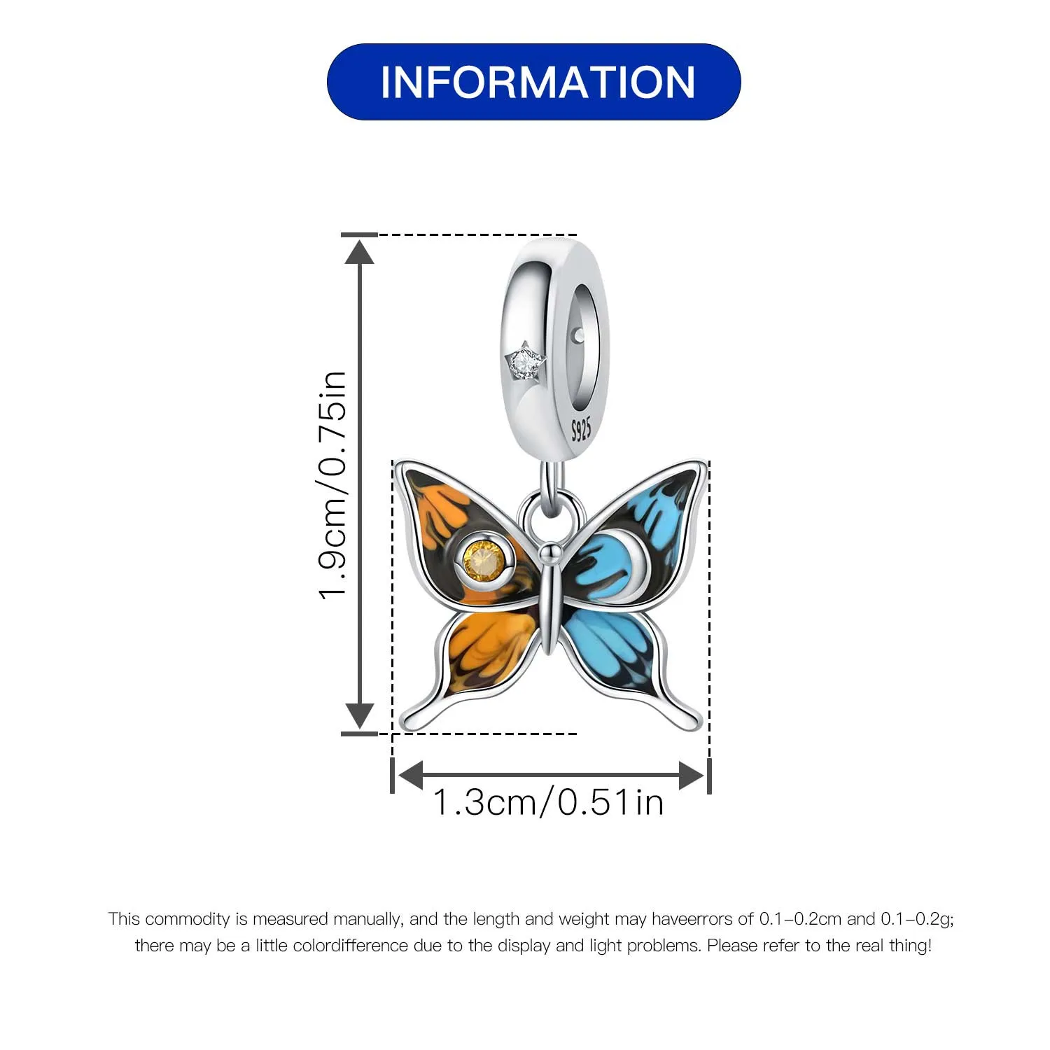 CYMYSS 2025 Nieuwe 925 Sterling Zilveren Zon Maan Vlinder Hanger Boutique Verjaardagsfeestje Gift Sieraden Zirkoon vrouwen Hanger