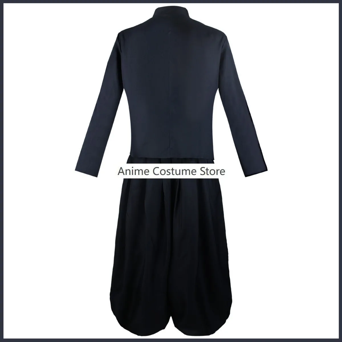 Anime Jujutsu Kaisen Geto Suguru Cosplay Kostuum Pruik Donkerblauw Middelbare School Halloween Uniform Volledige Set Volwassen Man Campus Pak