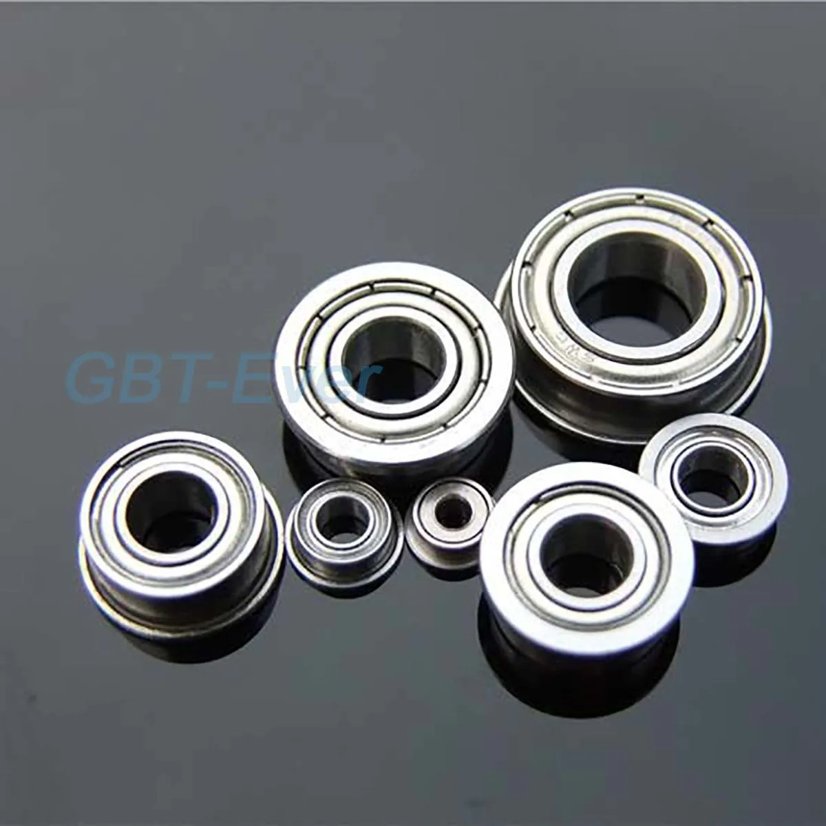 1Pcs Deep Groove Ball Bearing Inner Dia 2mm 3mm 4mm 5mm 6mm 8mm Motor Flange Bearing DIY Remote Control Car Model Materials