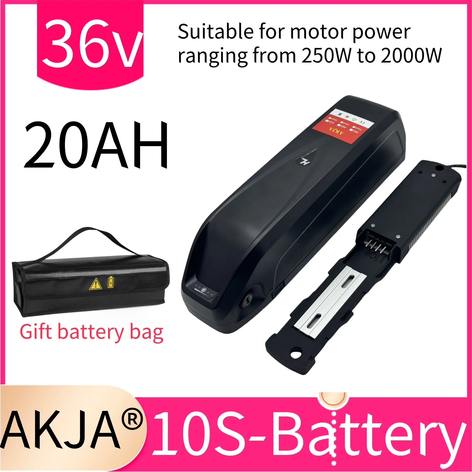 

Air fast transportation，36V20AH New Full Capacity Power，18650 Hailong Battery，Lithium Battery Pack，Suitable for 250-3000W