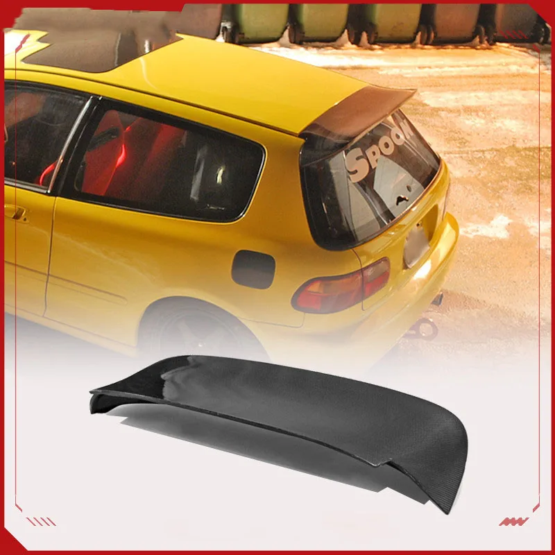 

Applicable to Honda Civic EG carbon fiber modified Spoon model top wing rear spoiler fixed air rear wing 1992-1995