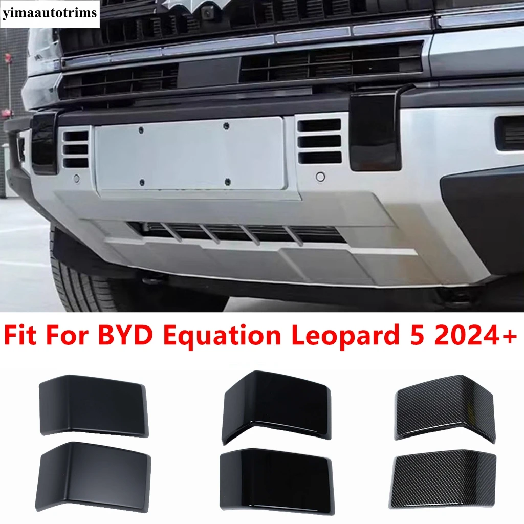 

Front Bumper Anti Hit Protection Corner Sequins Stickers Decoration Cover Trim Accessories For BYD Equation Leopard 5 2024 2025