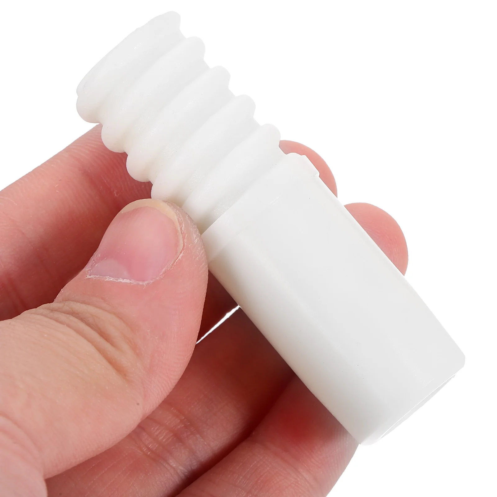 

2pcs Threaded Connector Mop Head Plastic Tip Broomstick H Tips for Poles Replacement Extension Adapter Sturdy Durable Design