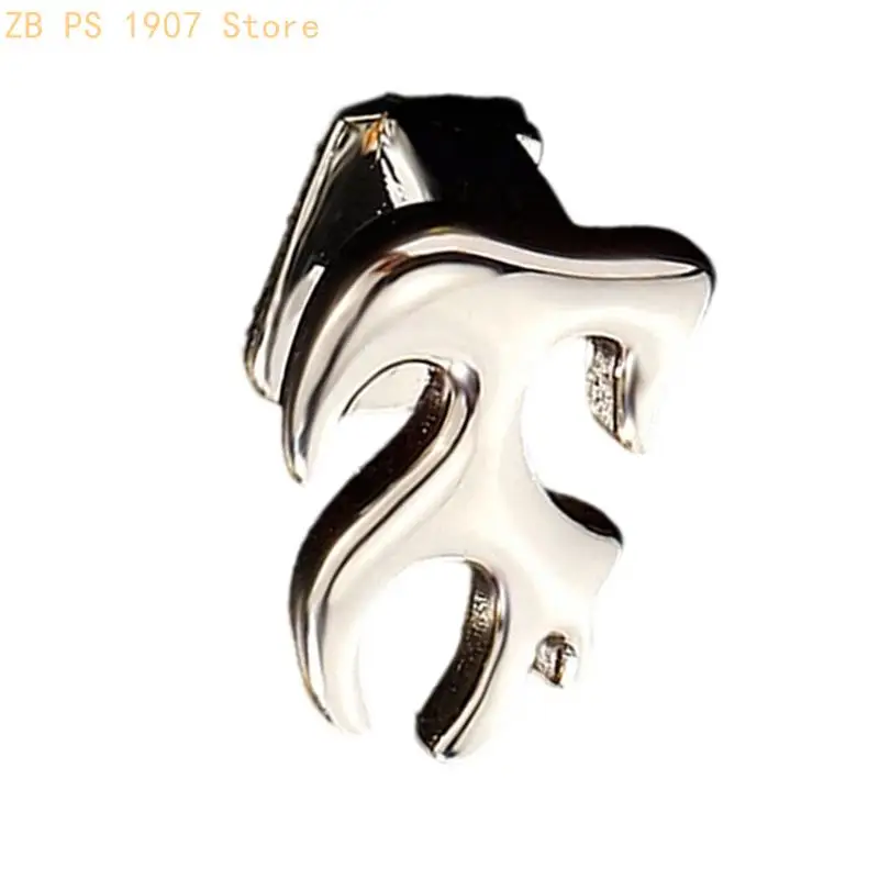 ฮาโลวีนแวมไพร์ Fang Grillzs เปลวไฟ Textured หมวกฟันทอง Solid Openwork 55KA