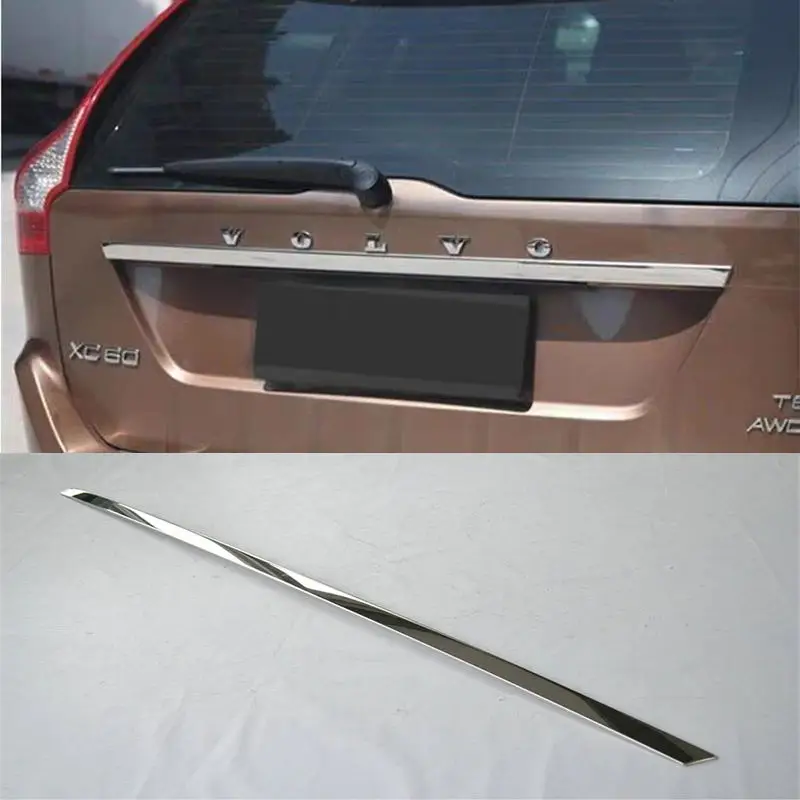 For Volvo xc60 2009-10-11-12 2013 2014-2016 2017 Rear Boot Door Trunk Cover Trim Tailgate Garnish Molding Strip Car Accessories