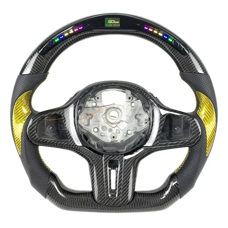 Car Steering Wheel Suede Carbon Fiber Leather For BMW 6 Series G20 G30 3 Series 320i 325i 330i M340i G21 G26 G42 G29 Accessories