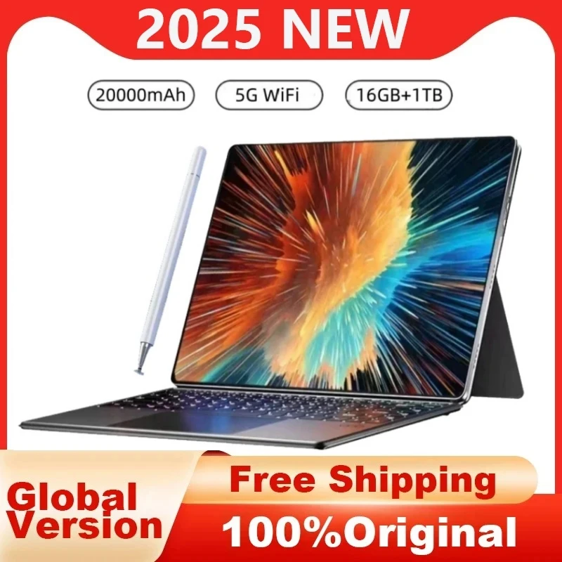 

2024 Brand New Pad Air Pro 5G Tablet 11inch HD 4K Android 13 16GB+1T 20000mAh Dual SIM Bluetooth WiFi GPS Original Tablet PC