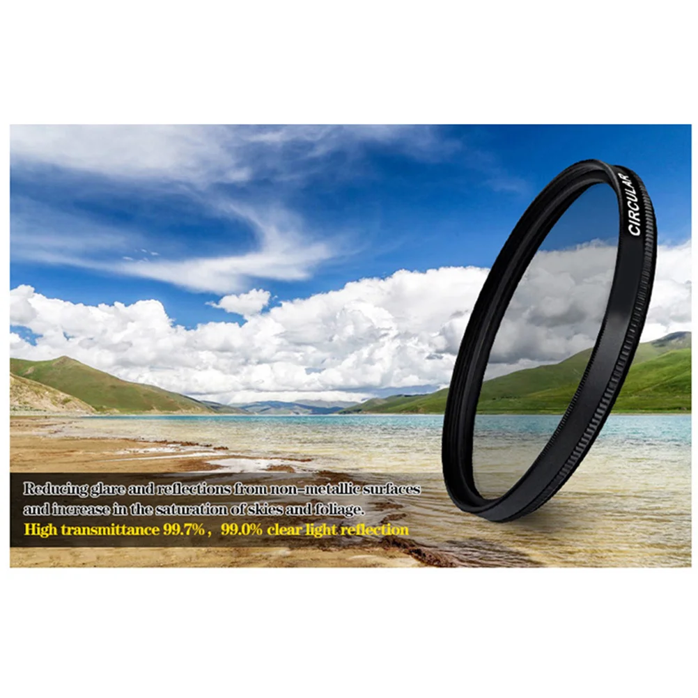 

Cpl Circular Polarizer Camera Filter Optical Glass 77Mm Ultra Thin Frame High Polarization Lens for Dslr Wide Angle Outdoor