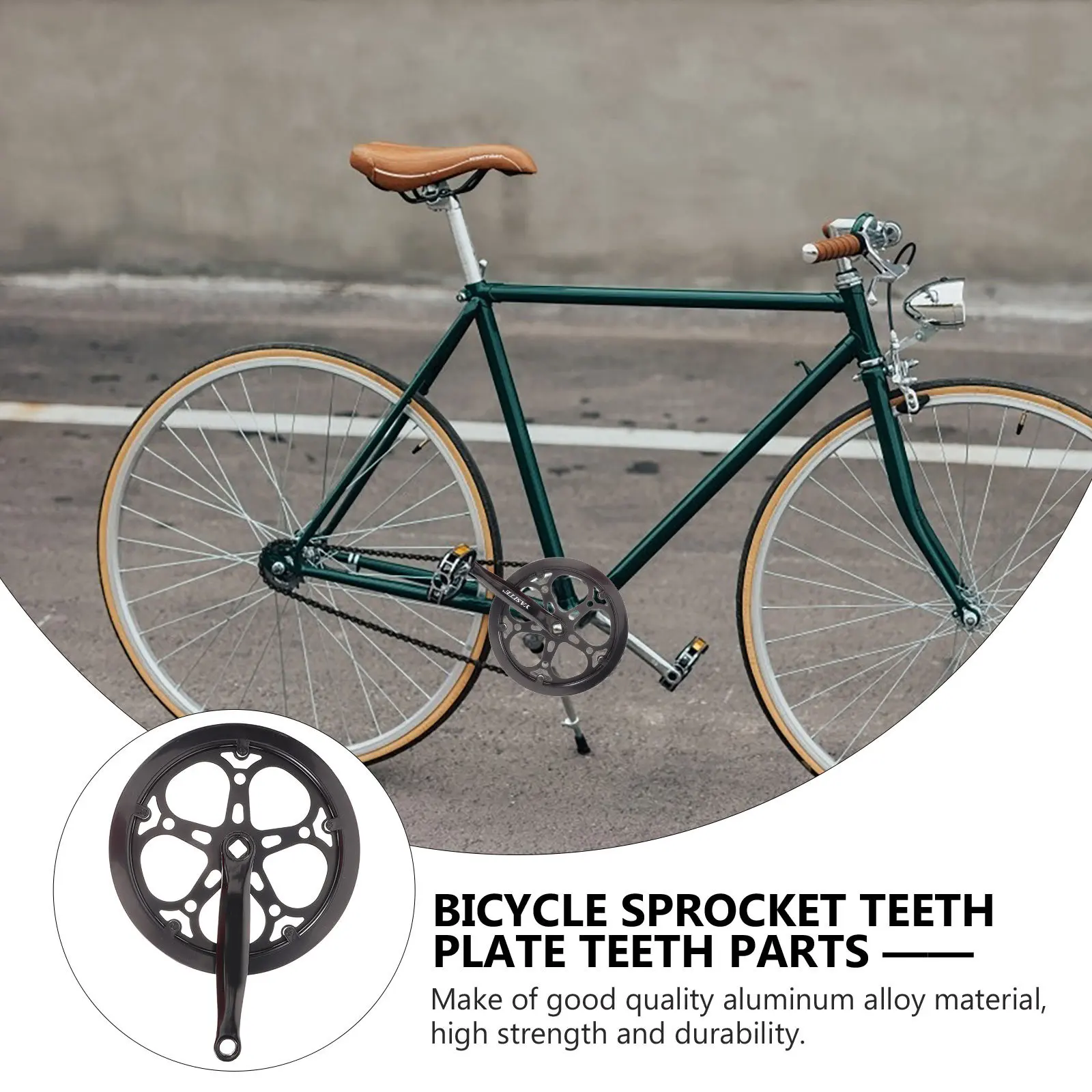 

Комплект шатунов для горного велосипеда 170 мм, с одной звездой, износостойкий, для односкоростных велосипедов, аксессуар, компонент