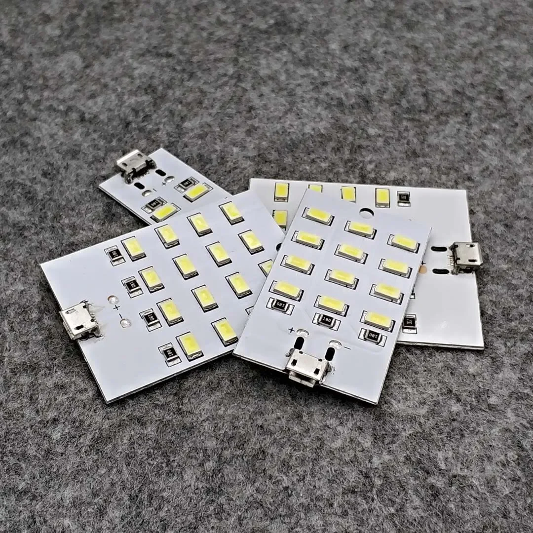 백색 Mirco USB 5730 LED 5730 조명 패널, USB 모바일 조명, 비상등, 야간 조명, Smd 5V, 430mA ~ 470mA