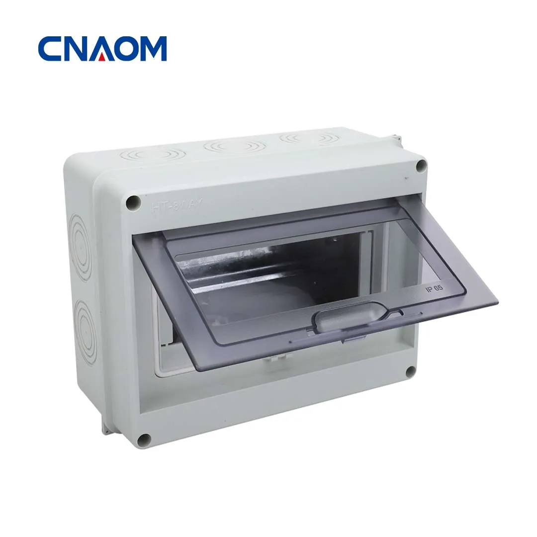 

CNAOM Electrical Junction Box ABS HT2 HT12 PC Case IP65 Waterproof Circuit Distribution Box Insulation Electrical Tool Box