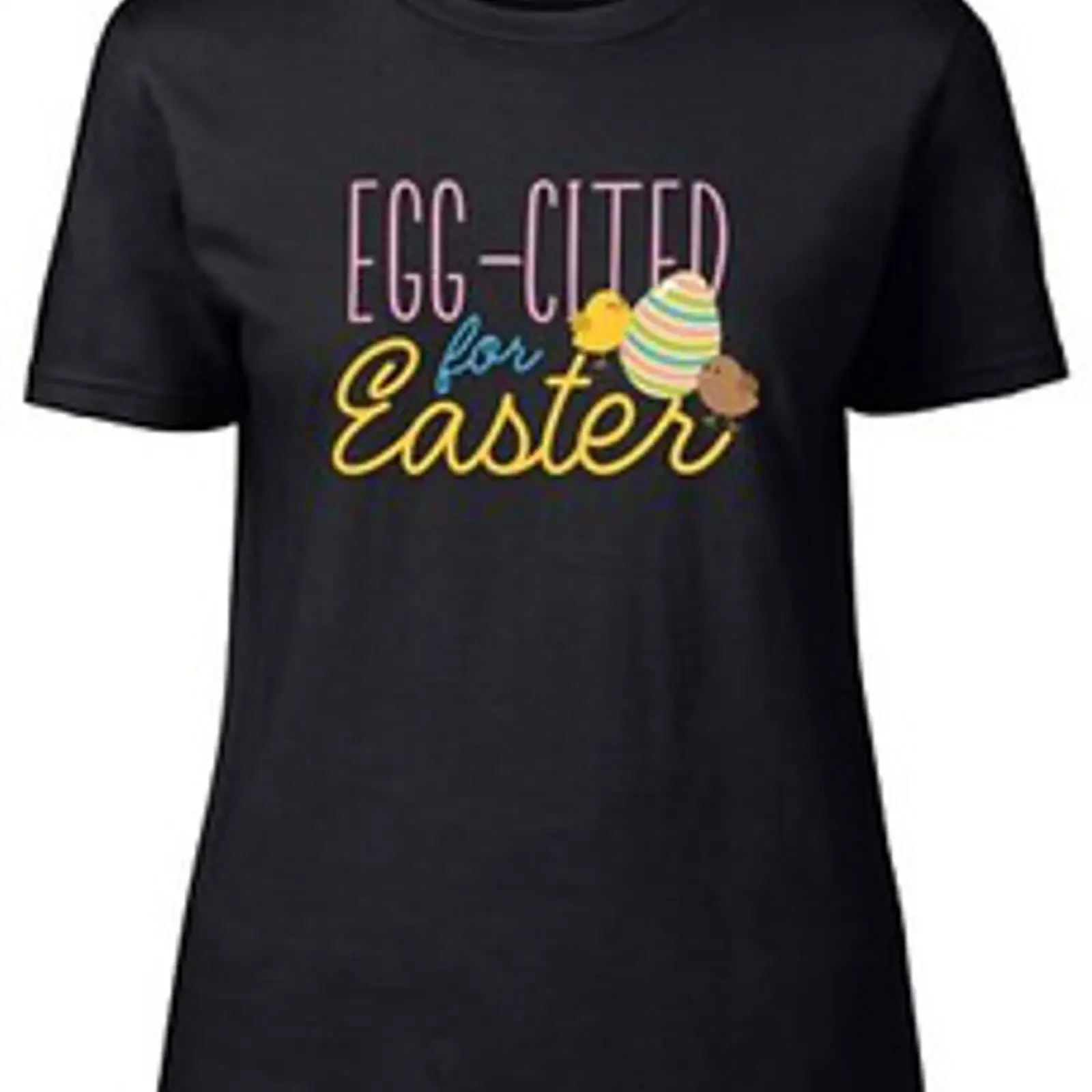 Ostern Damen T-Shirt Ei zitiert für Kükenei Geschenk Vintage Washed Stretchy Bequemes leichtes Oberteil für den Alltag Unisex