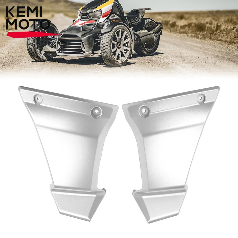 

Silver Front Grill Trims Lower Grill Protector for Can-Am Ryker 600 900 Sport & Ryker Rally Edition All Models 219400947