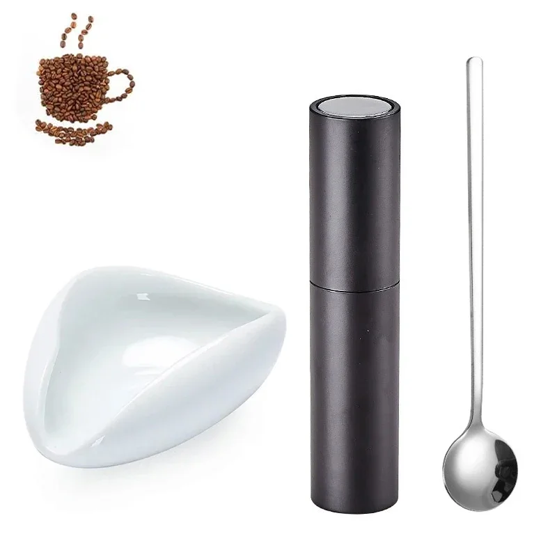 Portable Coffee Bean Spray Superfine Spray Coffee Grinder Anti Fly Powder RV Outdoor Camping Picnic Office Coffee Bar Accessorie