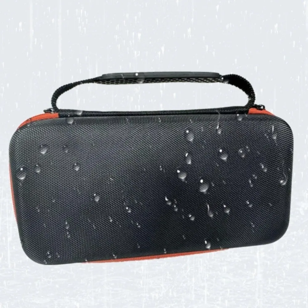 Shockproof Wireless Microphone Case Adjustable Drop Proof Microphone Carrying Case Handheld Microphone Storage Bag for Dual Mic