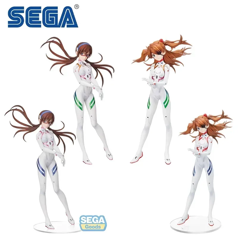 SEGA Genuine SPM NEON GENESIS EVANGELION Anime Figure Asuka Langley Soryu Action Toys for Kids Christmas Gift Collectible Model