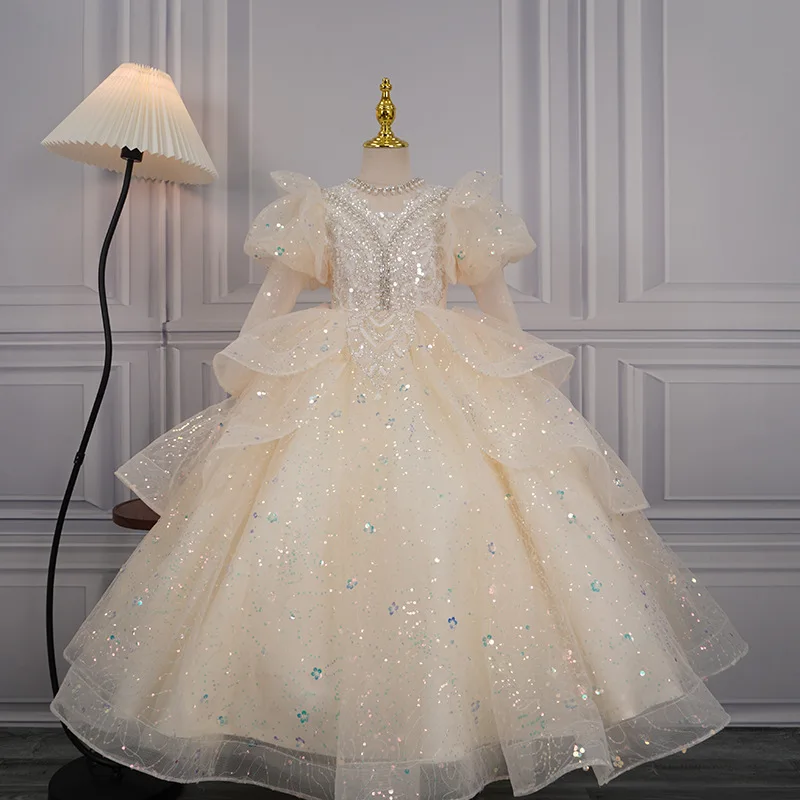 

Luxury Dresses for Girls Luxury Dress for Girl Children Dresses on Offer Liquidation Girl Children's Party Dress Elegant