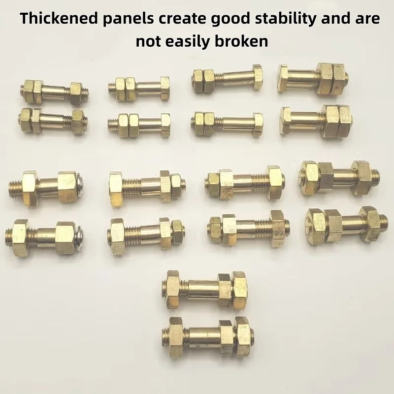 2pcs Brass Screw for Vacuum Sealer Heat Sealing fixation Vacuum Packaging machine Part Copper Split Screw M6 M8