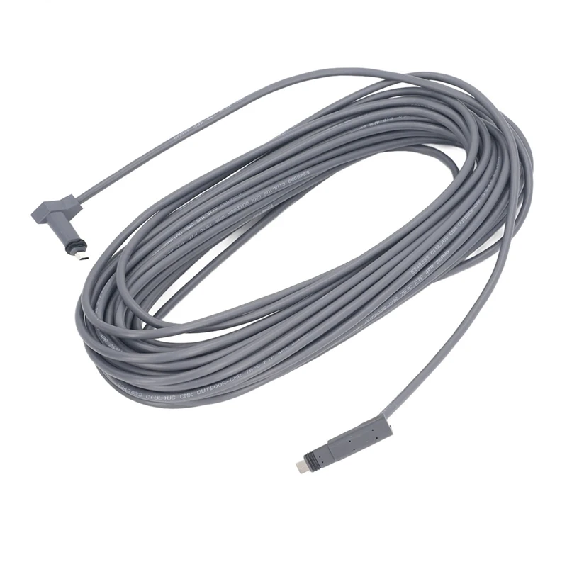 For Starlink Rectangular Replacement Cable Stable Uninterrupted Connection For Starlink Cord 75Ft Grey