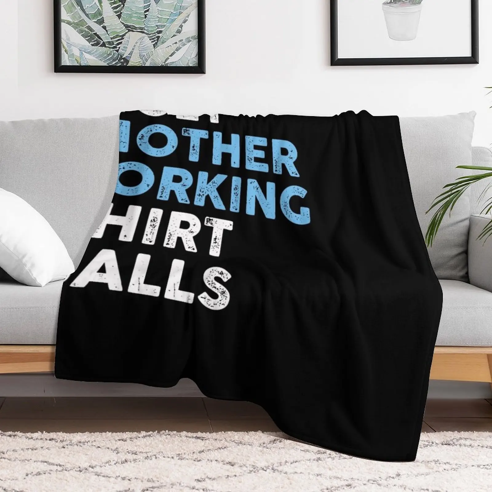 Holy Mother Forking Shirt Balls Throw Blanket Multi-Purpose Thin Blankets