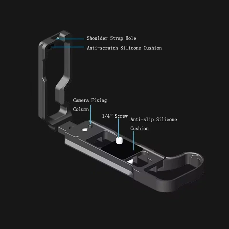 フルアルカスタイル拡張可能なLブラケット、デュアルプレート固定コラム、バッテリーコンパートメント、トリガー付きNikon Z8カメラ用