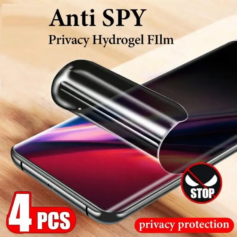 4 Stück Datenschutz-Hydrogel-Folie für Samsung Galaxy A57 A37 A17 A07 A26 A16 A06 A54 A34 A24 A14 A04 A55 A25 A05 Displayschutzfolie