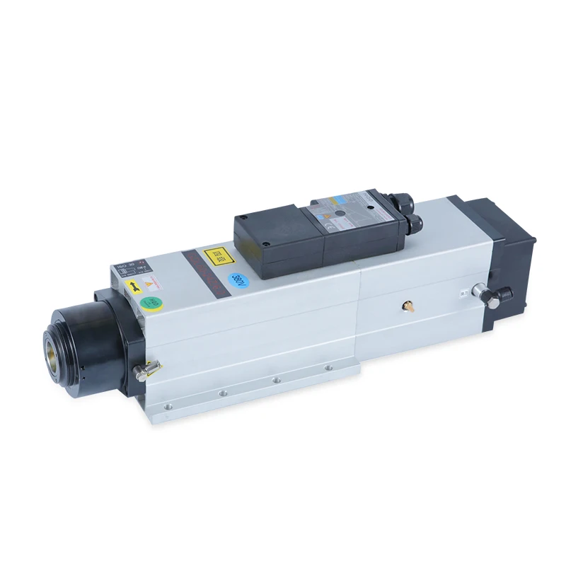 Factory Price Hqd Gdl Fan-Cooling Spindle Motor Square Type ISO30 6kw 400-800Hz 12000-24000rpm Air Cooling Atc Spindle