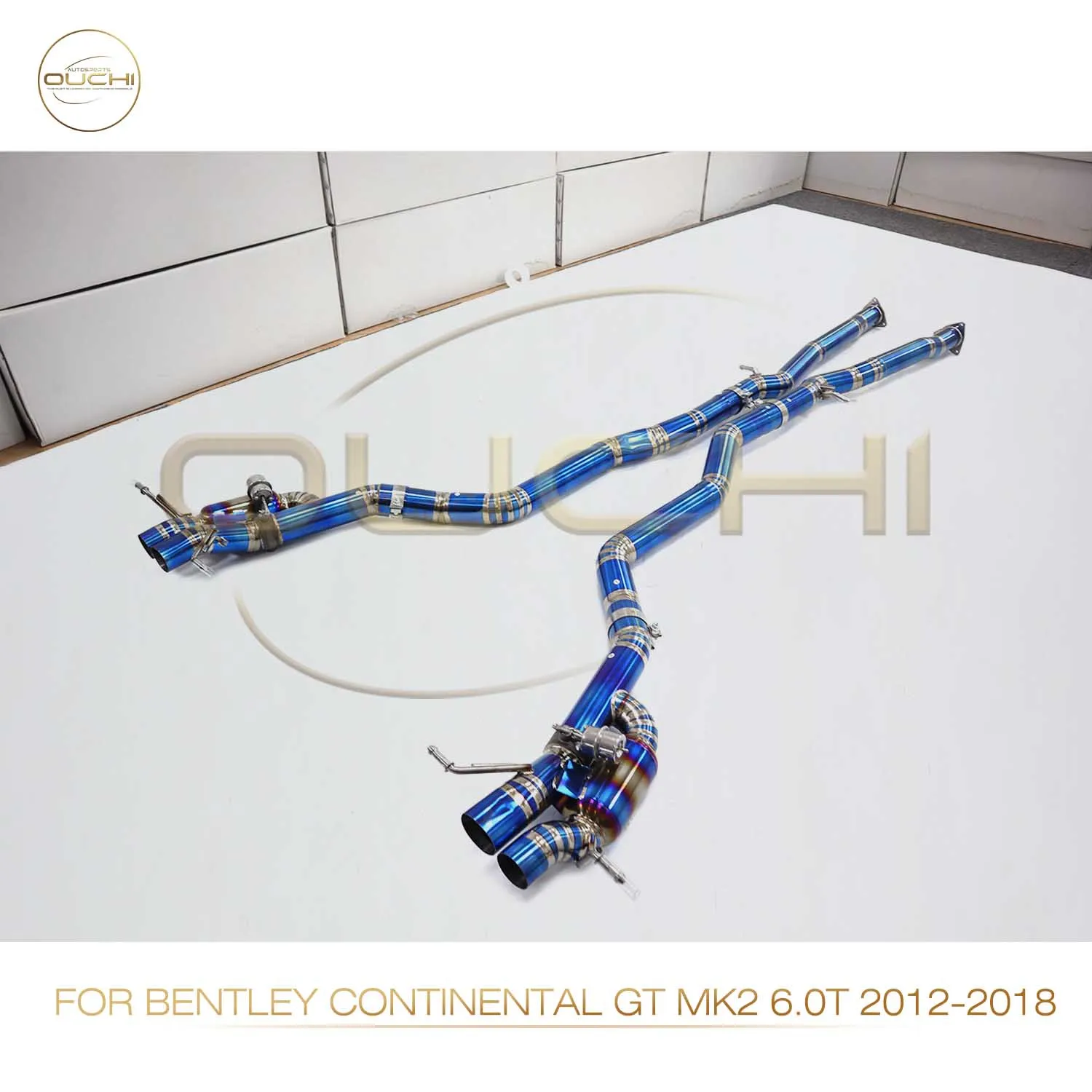 

Catback For Bentley Continental GT MK2 6.0T 2012-2018 Performance Exhaust System Handcrafted Titanium Alloy tips Sport Sound