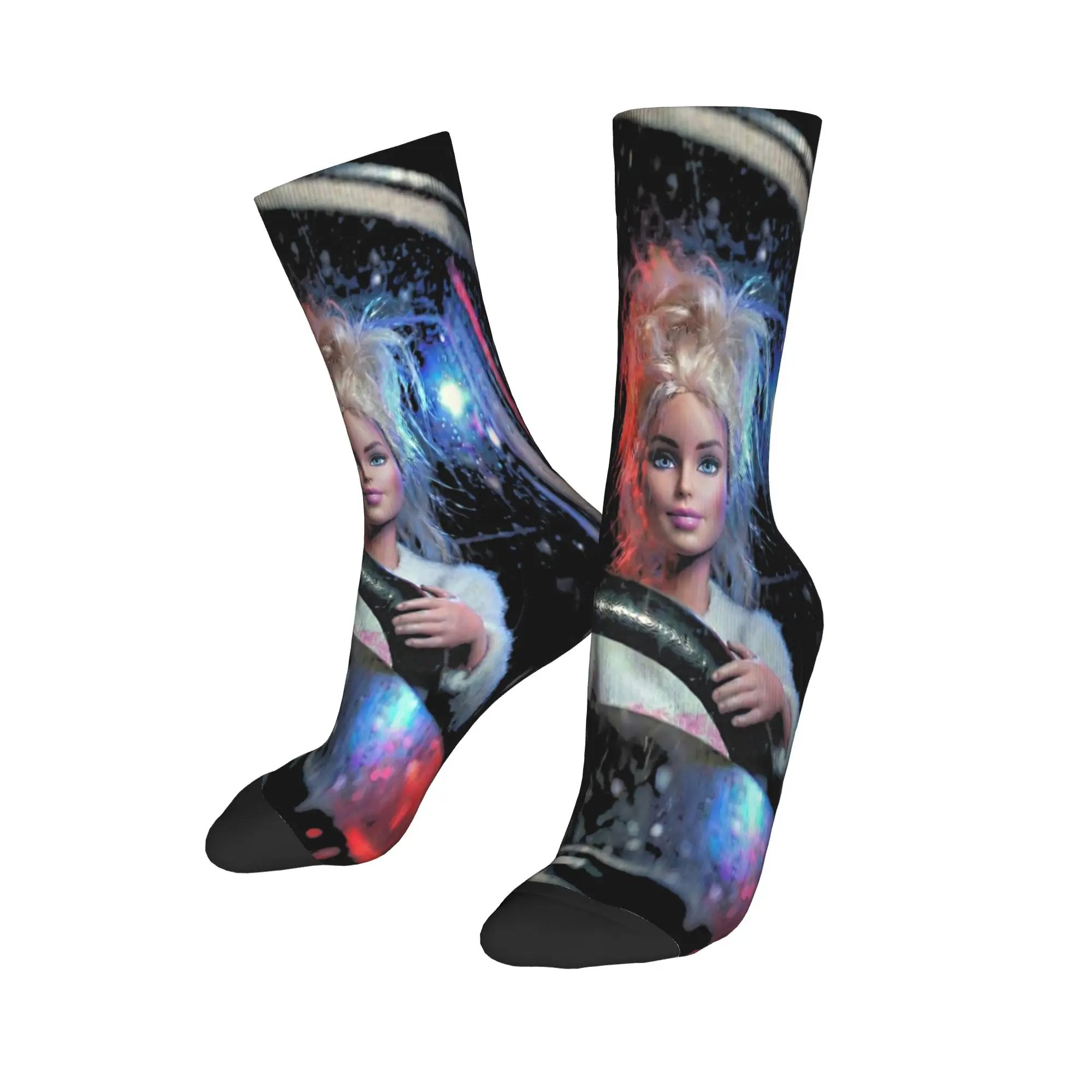 Blonde Doll Disheveled Doll Socks Merchandise For Men Women  Warm Socks Cute Best Gifts