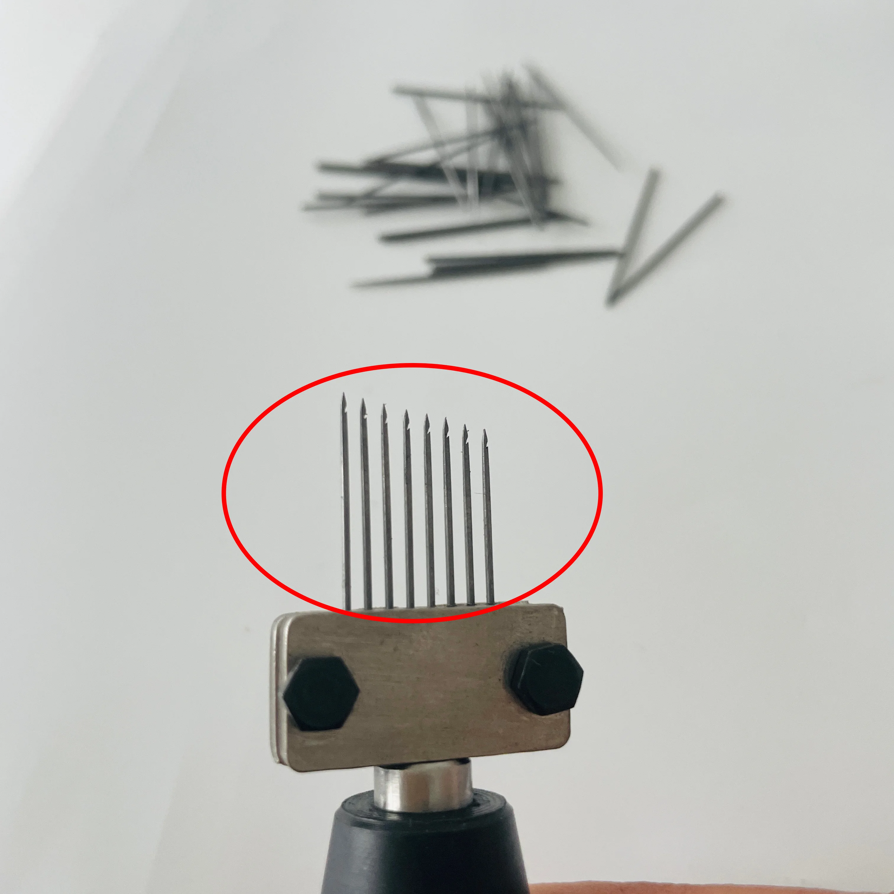 50pcs Hook Needles for Hair Injection Machine